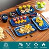 vancasso STERN Servierplatten Set 4 Personen Steingut Geschirr Spülmaschinenfest Bild 3