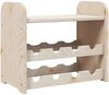 vidaXL Weinregal mit Oberplatte 43x25x37 cm Massivholz Kiefer 4007556 Bild 2