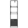 vidaXL Kleiderständer Schwarz 90x50x180 cm Holzwerkstoff 849294 Bild 5
