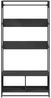 vidaXL Kleiderständer Schwarz 90x50x180 cm Holzwerkstoff 849294 Bild 4