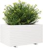 vidaXL Pflanzkübel Weiß 90x60x49,5 cm Massivholz Kiefer 3282565 Bild 4