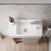 Bernstein Badmöbel-Set BELDIVO, (mit Waschbecken DURAVIT, Waschtischunterschrank 50 cm mit Waschbecken), Türanschlag rechts - Farbe wählbar - matt Bild 4