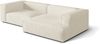 Micadoni Ecksofa Nuria 4-Sitzer Rechts Boucle Elfenbein Bild 3