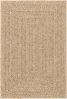 vidaXL Teppich ZIZUR Beige 120x120 cm Jute-Optik Indoor und Outdoor 4010393 Bild 2