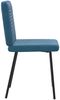vidaXL Esszimmerstühle 6 Stk. Blau Samt 3315513 Bild 5