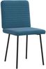 vidaXL Esszimmerstühle 6 Stk. Blau Samt 3315513 Bild 3