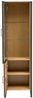 Vitrine Jolly / Janne, Glas, Holzwerkstoff, Metall, Holzfarben, 58 x 199 x 40 cm Bild 2