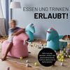 LUMALAND 'Animal Line Einhorn' Kindersitzsack, indoor & outdoor, Polyester türkis / pink, 120 l Bild 5