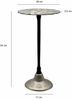 Beistelltisch Aluminium 29cm - Kleiner runder Anstelltisch aus Metall silber - Design Wohnzimmertisch - Dekotisch - Couchtisch - Metalltisch Handmade pflegeleicht Bild 4