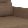vidaXL 2-tlg. Sofagarnitur mit Kissen Braun Stoff 3201587 Bild 5