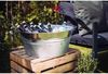 SIENA GARDEN Zinkwanne, silber, Ø 48 x 21 cm Stahlblech, verzinkt Bild 2