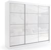 ALTDECOR Schiebetürenschrank VIVI 2 (Kleiderschrank Aluminium-Leisten, Lacobel, Schiebetürenschrank mit LED) Bild 4