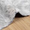 vidaXL Teppich Shaggy Hochflor NAVARRA Hellgrau 160x160 cm Polyester 4102874 Bild 5