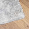 vidaXL Teppich Shaggy Hochflor NAVARRA Hellgrau 160x160 cm Polyester 4102874 Bild 4