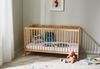 Kids Collective Babybett Kinderbett Gitterbett 70x140 höhenverstellbar & herausnehmbare Sprossen, optional mit Schublade und Matratze | Buchenholz Natur sehr stabil Made in Europe Bild 4