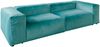 KAWOLA Sofa MIA Modulares Sofa 6-tlg. Velvet grün 72 x 120 x 306 cm Bild 3