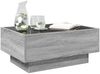 vidaXL LED-Couchtisch Grau Sonoma 70x50x30 cm Holzwerkstoff 847516 Bild 5