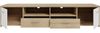 FORTE Quadro TV-Unterschrank, Holzwerkstoff, Beige/Weiß, 181,7 x 39 x 52,7 cm Bild 3