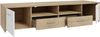 FORTE Quadro TV-Unterschrank, Holzwerkstoff, Beige/Weiß, 181,7 x 39 x 52,7 cm Bild 4