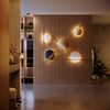 s.luce Artus LED Wandleuchte & Deckenlampe Gold Ø 30cm Bild 2