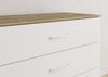 rauch Aditio Box, Kommode, 4 Schubladen, mit Softclose-Funktion, Farbe Weiß/Eiche Artisan, BxHxT 80x81x42cm Bild 5