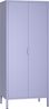 skølm 'Ituri' Kleiderschrank, Metall, 170x45x80 cm, lila, Garderobe mit 4 Fächern und 2 Kleiderstangen Bild 2