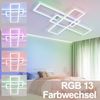 ZMH Deckenlampe LED Deckenleuchte Wohnzimmer - Wohnzimmerlampe Modern Dimmbar mit Fernbedienung Schlafzimmerlampe RGB Farbwechsel 50W Schlafzimmer Deckenbeleuchtung Groß für Küche Flur Esszimmer Bild 3