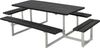 Plus Kombimöbel Basic 260 x 160 x 73 cm Kunststoff, schwarz strukturiert Bild 3