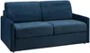 Vente-unique - CALIFE Sofa SamtStoff Blau - B 223 cm94 cm x H 85 cm x L 170 cm Bild 2
