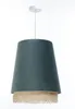 BPS Koncept 0SE0-008 Hängeleuchte SENSEI Texil aus Velourss auf PVC-Kunststoff blau, beige 1xE27 60W H:117cm Ø35cm dimmbar Bild 3