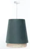 BPS Koncept 0SE0-008 Hängeleuchte SENSEI Texil aus Velourss auf PVC-Kunststoff blau, beige 1xE27 60W H:117cm Ø35cm dimmbar Bild 5