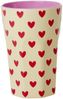 rice Becher Großer Melaminbecher „Darling Hearts“, 400 ml, spülmaschinenfest Bild 4