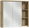 Badspiegelschrank Viola Cashmere/Artisan-Eiche 80x75 cm Vicco Bild 1