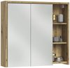 Badspiegelschrank Viola Cashmere/Artisan-Eiche 80x75 cm Vicco Bild 5