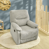 Relaxsessel Damian / Dülmen , Polyester, Stoff , Beige , 89 x 98 x 95 cm Bild 4