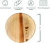 wisefood Einwegteller Palmblatt Teller rund Ø 25cm, (100 St) Bild 4