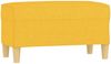 vidaXL Sitzbank Hellgelb 70x35x41 cm Stoff 349372 Bild 2