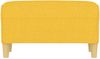 vidaXL Sitzbank Hellgelb 70x35x41 cm Stoff 349372 Bild 3