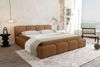 99rooms Livia Polsterbett 140x200 cm Velours VINCI Rostfarben Mit Matratze Lieferung Wohnung Bild 1