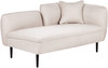 Chaiselongue Bouclé hellbeige rechtsseitig CHEVANNES Bild 5
