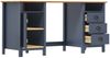 vidaXL Schreibtisch Hill Grau 150x50x74 cm Massivholz Kiefer 289001 Bild 3