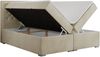 Boxspringbett, Modern Bett mit Multipocket-Matratze und zwei Bettkästen - JASIR - 200 x 200 cm - Beige Velvet - H4 Bild 4