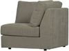 Modulsofa Family Eck-Element, weicher Webstoff, modern, Grau, vielseitig kombinierbar Bild 3