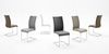 Esszimmerstuhl >Muvo I< (2er Set) in Cappuccino aus Metall - 43x103x52cm (BxHxT) Bild 4