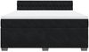 vidaXL Boxspringbett mit Matratze Schwarz 180x200 cm Samt 3286386 Bild 4