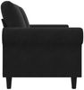 vidaXL 2-Sitzer-Sofa Schwarz 140 cm Samt 359534 Bild 5