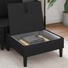 vidaXL Sofa-Hocker mit Stauraum Schwarz Samt 42027149 Bild 3