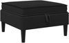 vidaXL Sofa-Hocker mit Stauraum Schwarz Samt 42027149 Bild 2