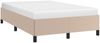 vidaXL Bettgestell ohne Matratze Cappuccino-Braun 120x190cm Kunstleder 3269650 Bild 4