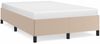 vidaXL Bettgestell ohne Matratze Cappuccino-Braun 120x190cm Kunstleder 3269650 Bild 2